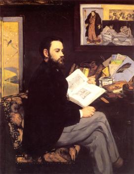 愛德華 馬奈 Portrait of Emile Zola